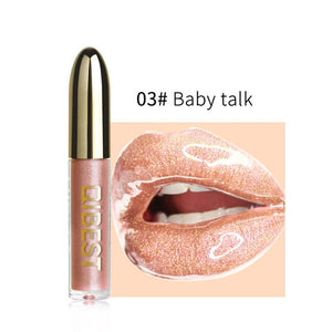 Waterproof Lipgloss Diamond Glitter Liquid Lipstick Lip Gloss Long Lasting Moisturizing Lipstck Lip Makeup Cosmetic Lip Stick