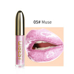 Waterproof Lipgloss Diamond Glitter Liquid Lipstick Lip Gloss Long Lasting Moisturizing Lipstck Lip Makeup Cosmetic Lip Stick