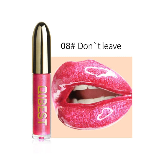 Waterproof Lipgloss Diamond Glitter Liquid Lipstick Lip Gloss Long Lasting Moisturizing Lipstck Lip Makeup Cosmetic Lip Stick