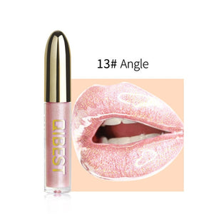 Waterproof Lipgloss Diamond Glitter Liquid Lipstick Lip Gloss Long Lasting Moisturizing Lipstck Lip Makeup Cosmetic Lip Stick