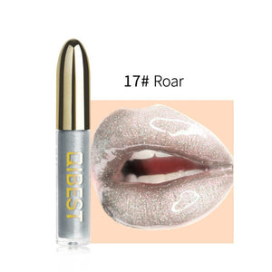 Waterproof Lipgloss Diamond Glitter Liquid Lipstick Lip Gloss Long Lasting Moisturizing Lipstck Lip Makeup Cosmetic Lip Stick