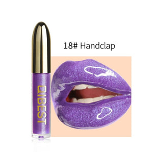 Waterproof Lipgloss Diamond Glitter Liquid Lipstick Lip Gloss Long Lasting Moisturizing Lipstck Lip Makeup Cosmetic Lip Stick